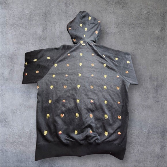 Vintage Stash House Hoodie 3XL Fleece Velvet Lined Rare Hip Hop Streetwear Black - Picture 4 of 16